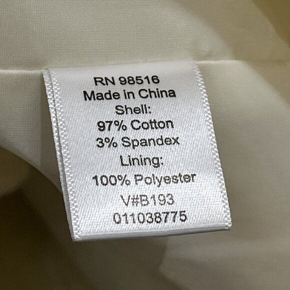 Coldwater Creek Ottoman Knit Jacket Womens 2X Ivory Ribbed Knit Button Front - Picture 7 of 10